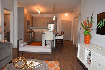 Designer wood-finish vinyl plank flooring